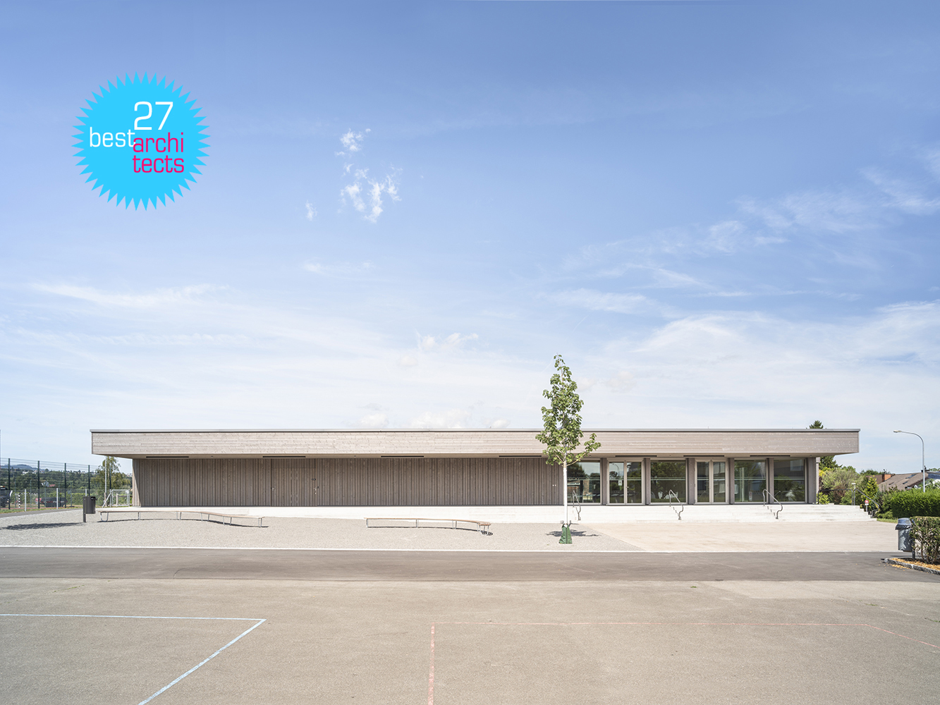 kit architects sporthalle steinach