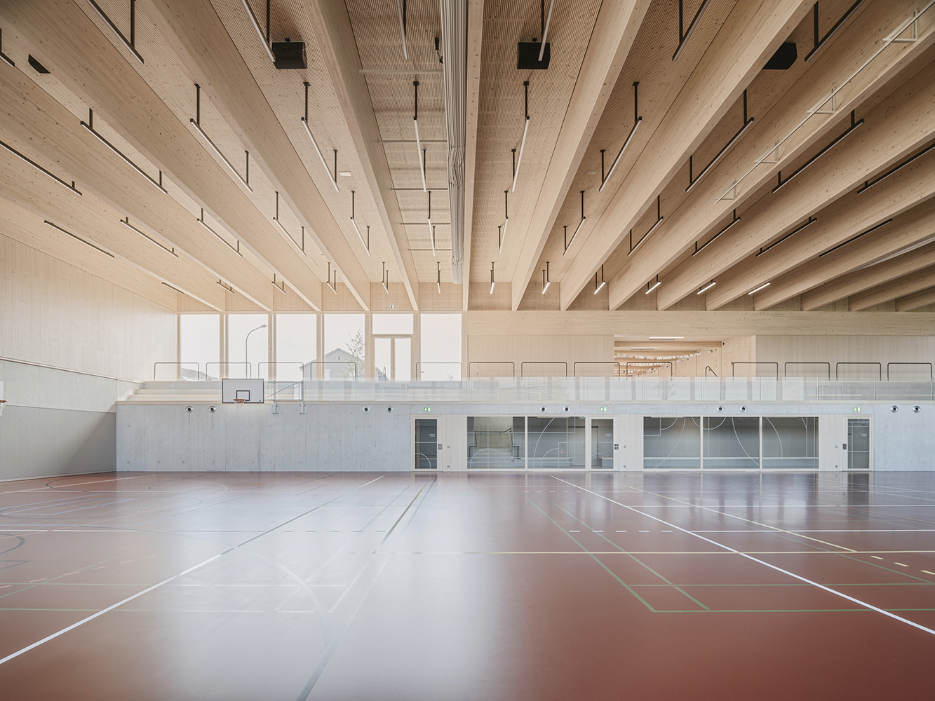 Sporthalle Steinach kit architects Zürich