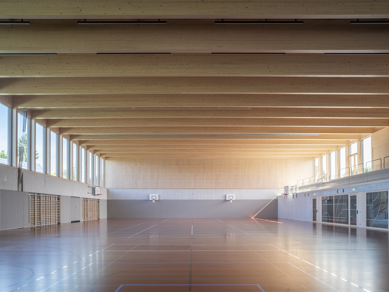 Sporthalle Steinach kit architects Zürich