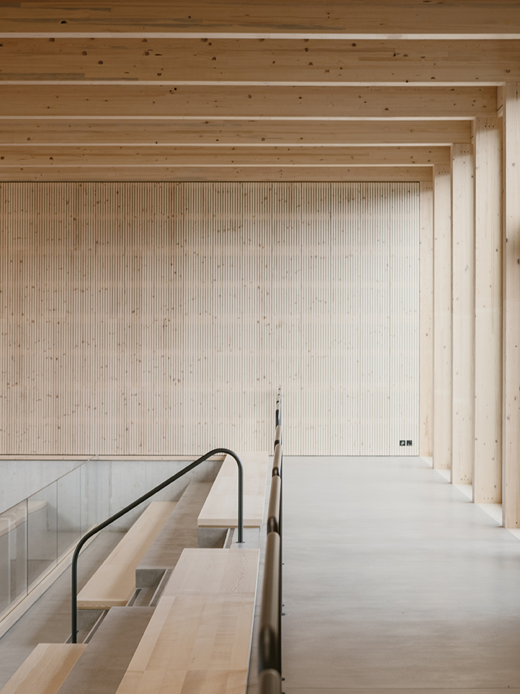 Sporthalle Steinach kit architects Zürich